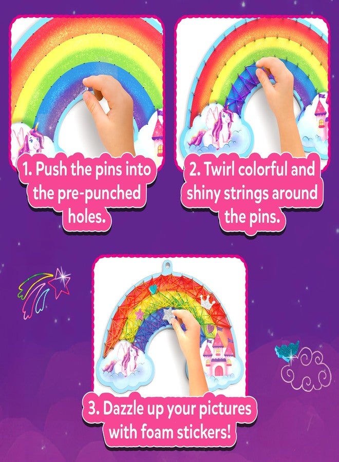 Skillmatics String Art Activity - Unicorn Magic, Mess-Free Art for Kids, Craft Kits & Supplies, DIY Decor & Creative Activity, Gifts for Girls & Boys Ages 6, 7, 8, 9, 10, 11, 12 - Image 3